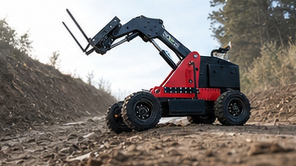 How Should Cameras and Line of Sight Be Planned for a Remote Forklift? - remote-control rough terrain forklift 3