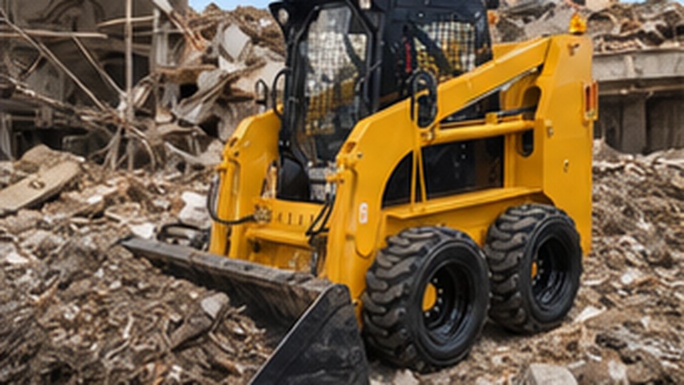 Does a Skid Steer Loader Need High-Flow Hydraulics for Attachments? - skid steer loader 3