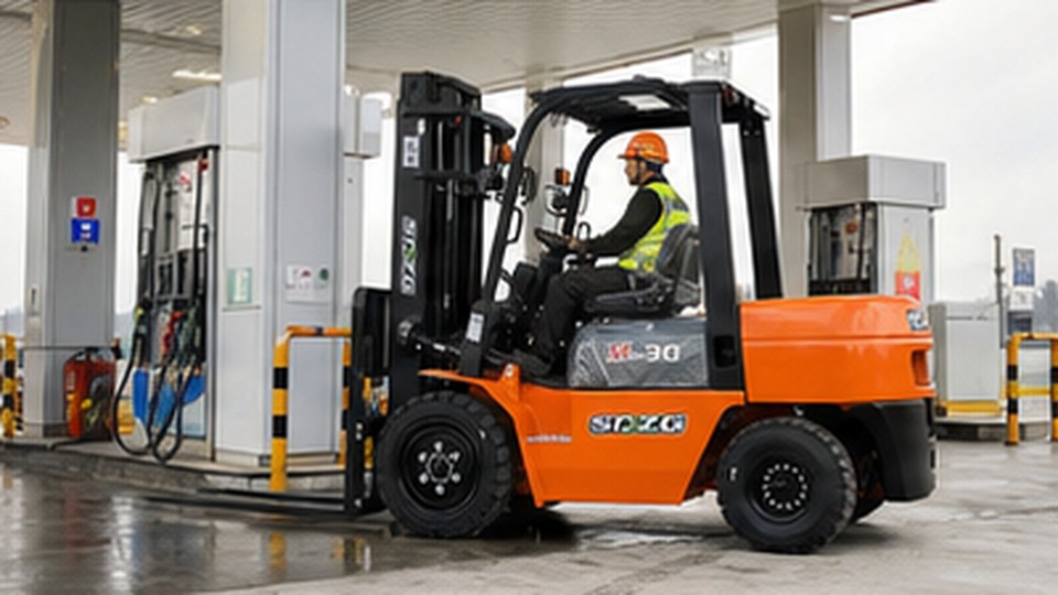 What Free Lift Does a Diesel Forklift Need Inside Containers and Low Doors? - diesel forklift 1