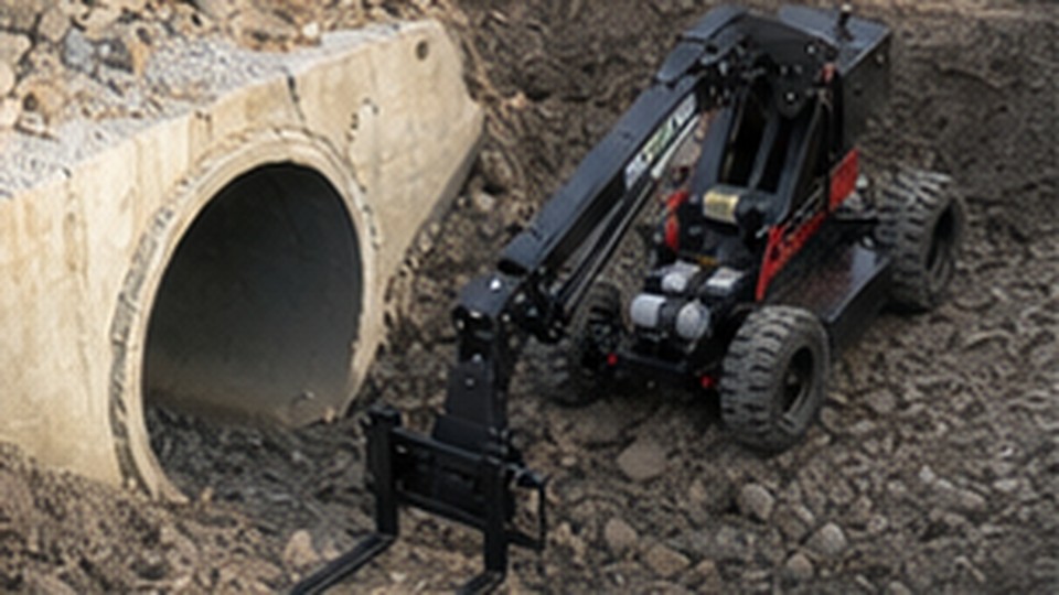Remote Forklift Case: Handling Pallets While the Operator Stays Behind a Safety Barrier - remote-control rough terrain forklift 1