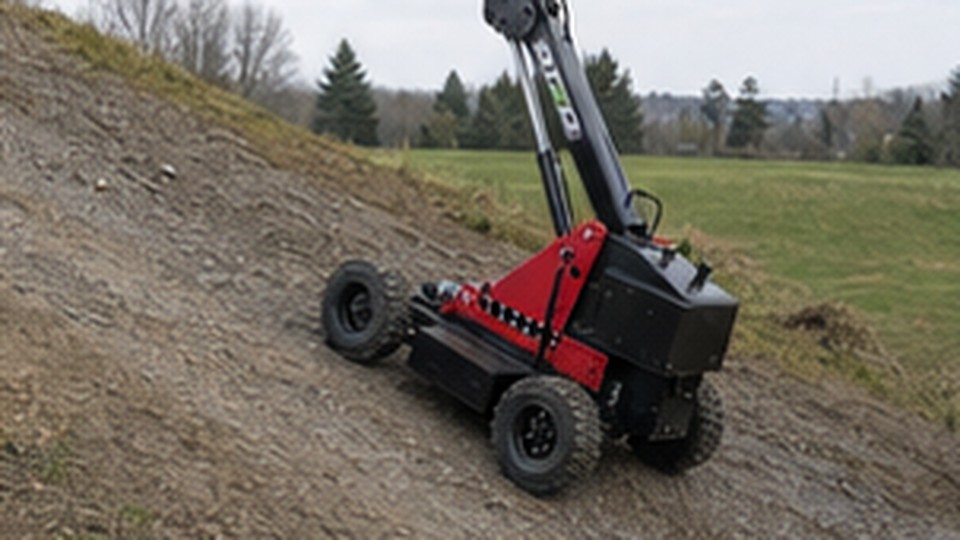 Remote Forklift Case: Handling Pallets While the Operator Stays Behind a Safety Barrier - remote-control rough terrain forklift 3