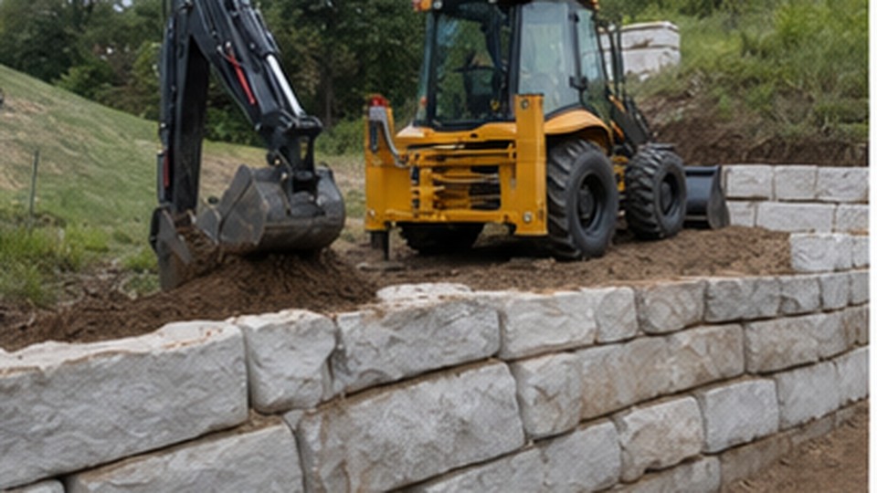 Backhoe Loader Case: Planning Rear Swing Clearance Beside Traffic and Walls - backhoe loader 4