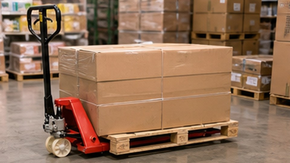 Does a Low-Profile Hand Pallet Truck Fit Disposable and Display Pallets? - manual pallet truck 2