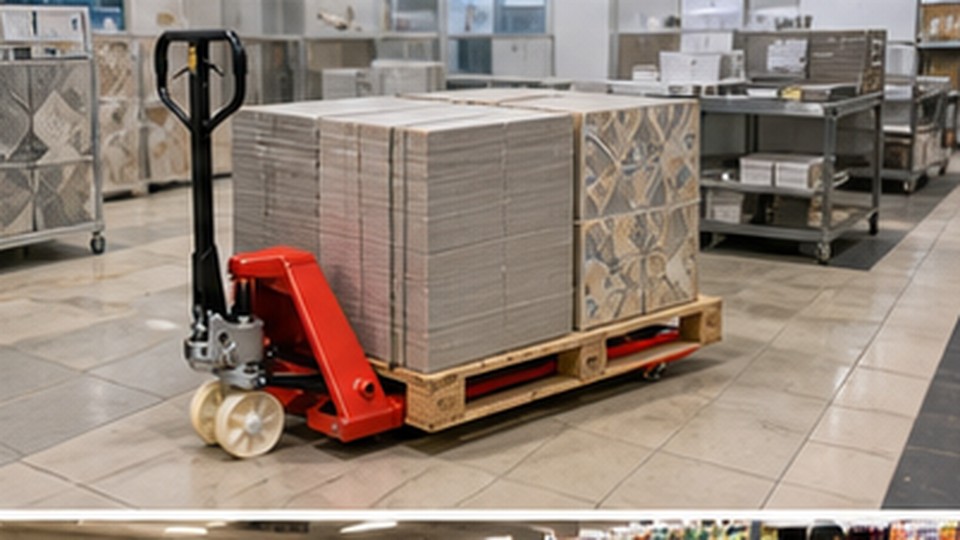Single or Tandem Load Rollers: Which Pallet Truck Crosses Thresholds Better? - manual pallet truck 4