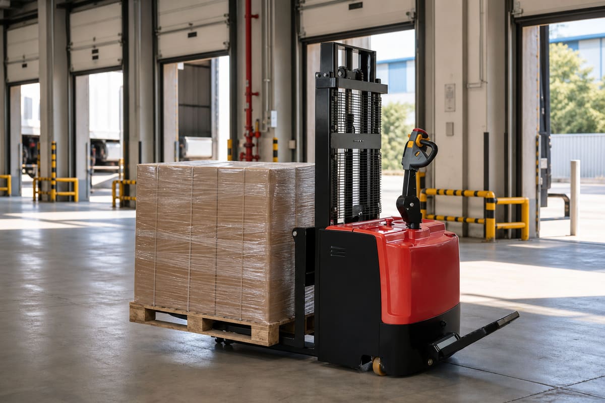 CDDE High-Configuration Standing Electric Stacker 3