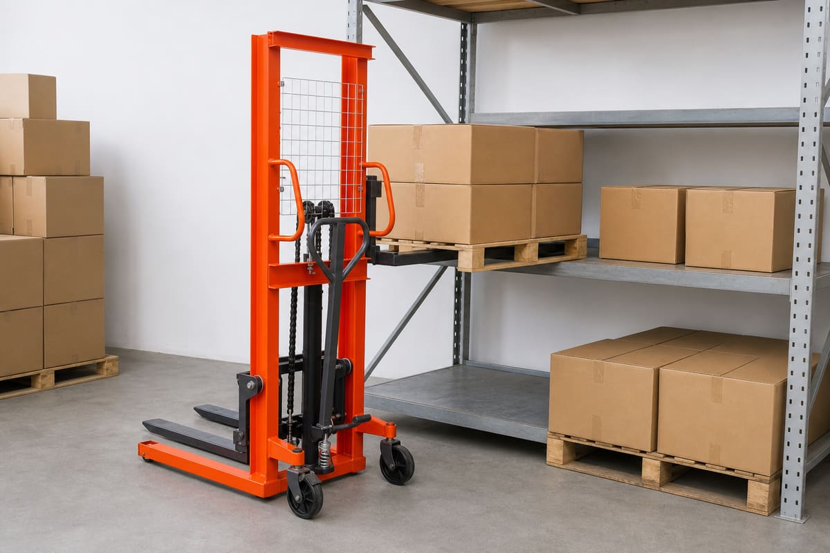 CTY Manual Hydraulic Pallet Stacker 1