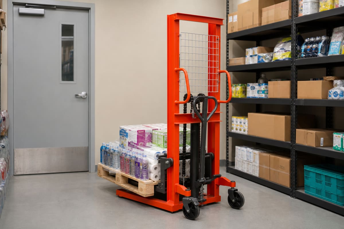 CTY Manual Hydraulic Pallet Stacker 3