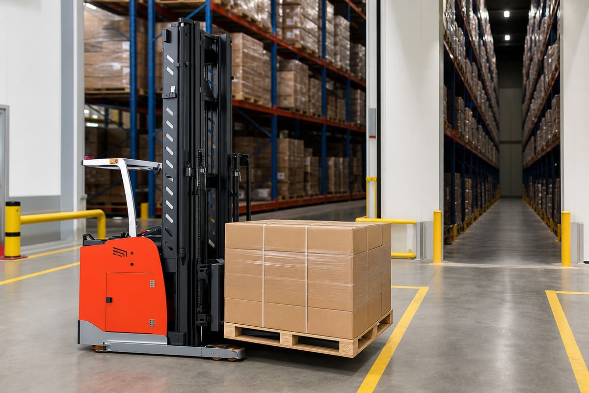 ZGLOADER / MYZG ZGCDDM16-80S 3-Way Electric Stacker Forklift warehouse transfer application