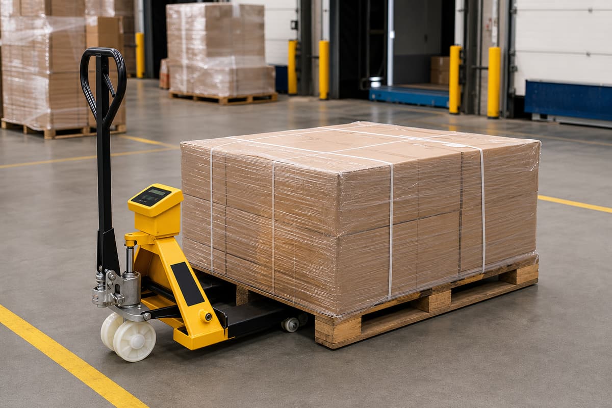 ZGLOADER / MYZG 2-3T Electronic Scale Pallet Truck dispatch weight verification