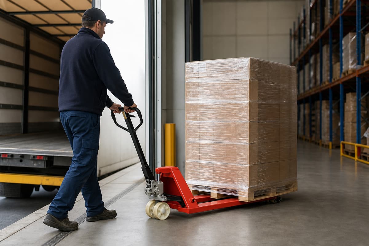 ZGLOADER / MYZG 1.6-3T Hand Pallet Truck warehouse receiving application