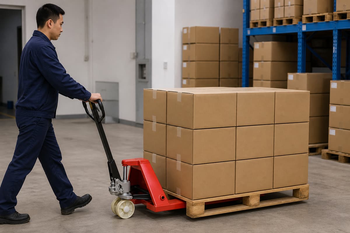 ZGLOADER / MYZG 1.6-3T Hand Pallet Truck retail distribution application