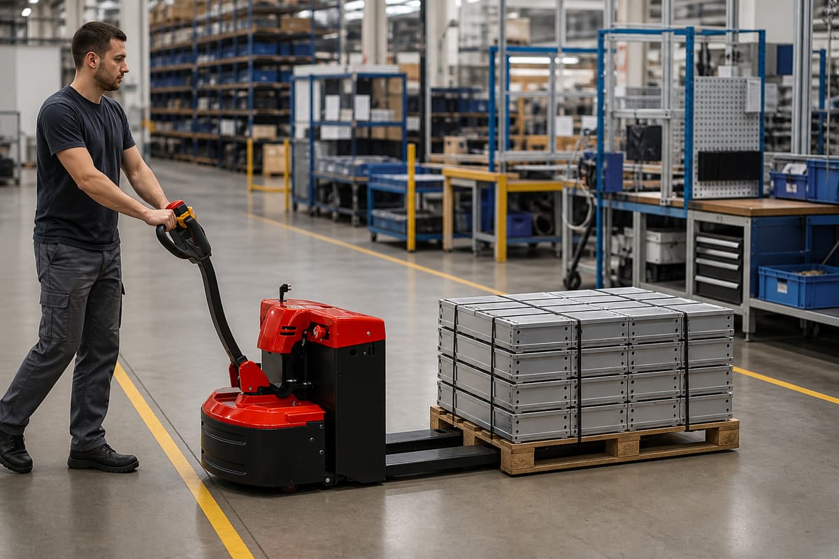 ZGLOADER / MYZG CBD-B Electric Pallet Truck manufacturing supply application