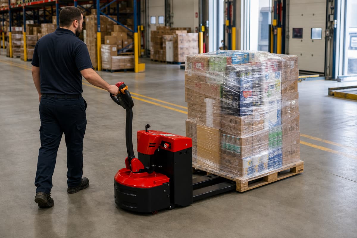 ZGLOADER / MYZG CBD-B Electric Pallet Truck distribution dispatch application
