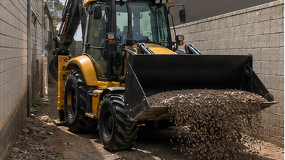How Large Should Backhoe Loader Stabilizer Pads Be on Soft Ground? - backhoe loader 3