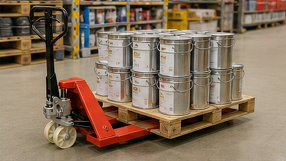 Why Does a Hand Pallet Truck Lower Too Fast with Fragile Loads? - manual pallet truck 1