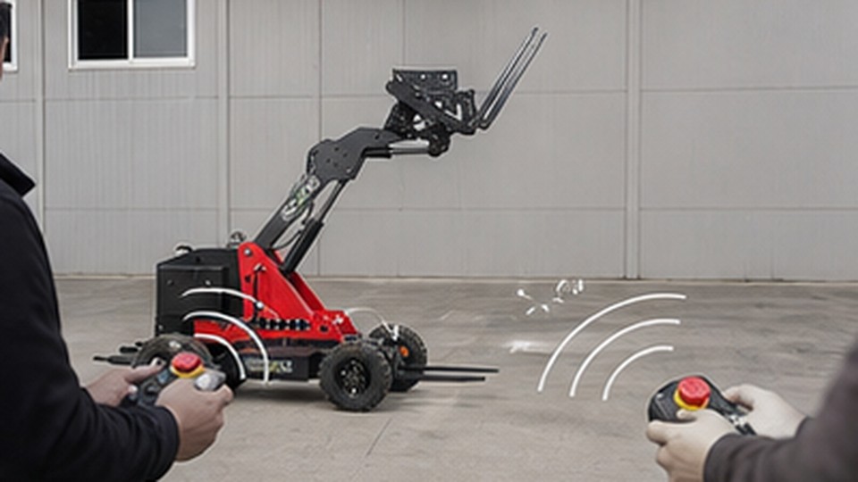How Should Buyers Test the Emergency Stop on a Remote-Control Forklift? - remote-control rough terrain forklift 3