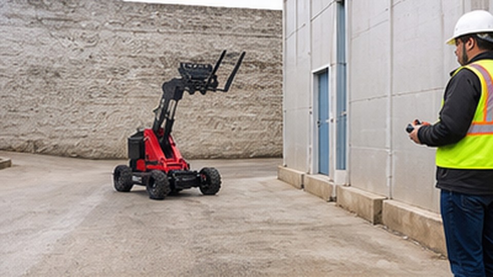 How Should Buyers Test the Emergency Stop on a Remote-Control Forklift? - remote-control rough terrain forklift 4