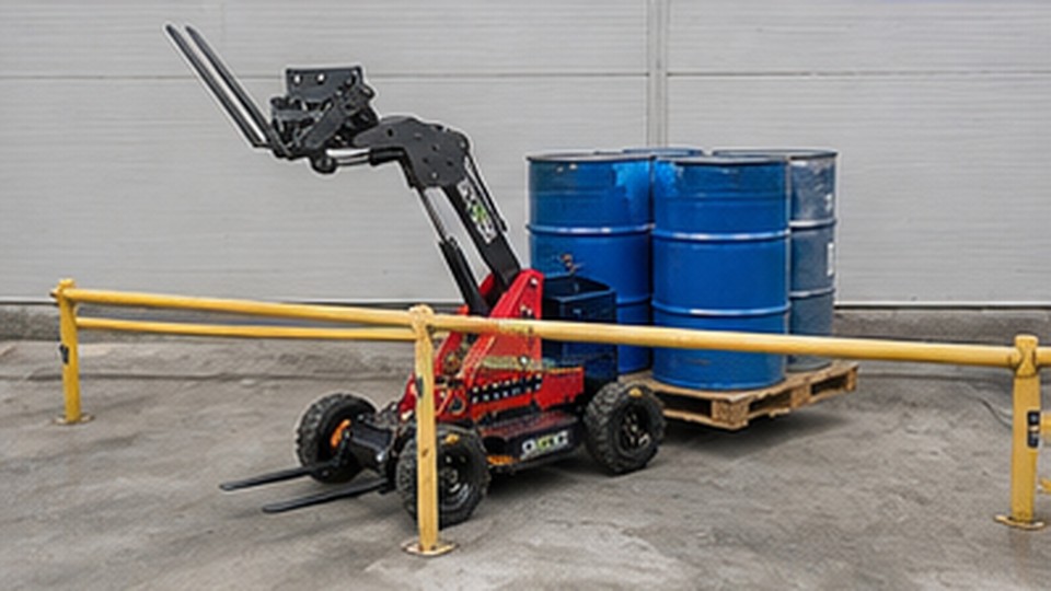 What Happens When a Remote Forklift Controller Battery Runs Low? - remote-control rough terrain forklift 2