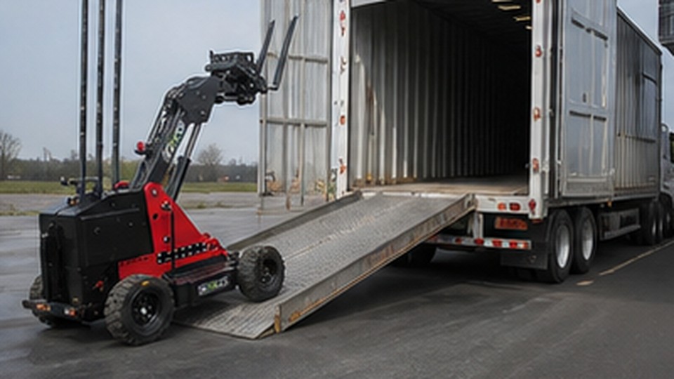 How Does Load Center Affect a Compact Remote Forklift on Rough Ground? - remote-control rough terrain forklift 3