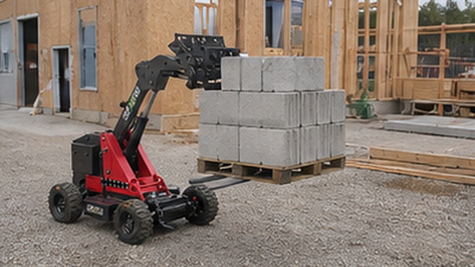How Does Load Center Affect a Compact Remote Forklift on Rough Ground? - remote-control rough terrain forklift 4