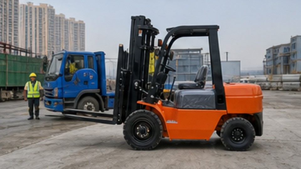 Why Does a Torque-Converter Diesel Forklift Suit Stop-and-Go Yard Work? - diesel forklift 1