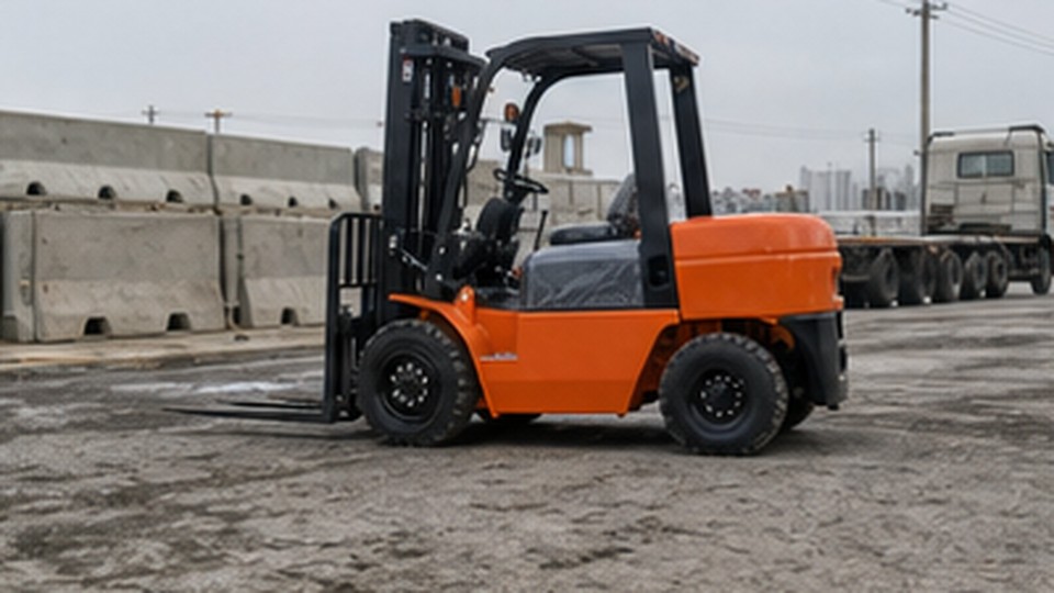 Diesel Forklift Foundry Case: Choosing Tires for Hot Casting Loads - diesel forklift 1