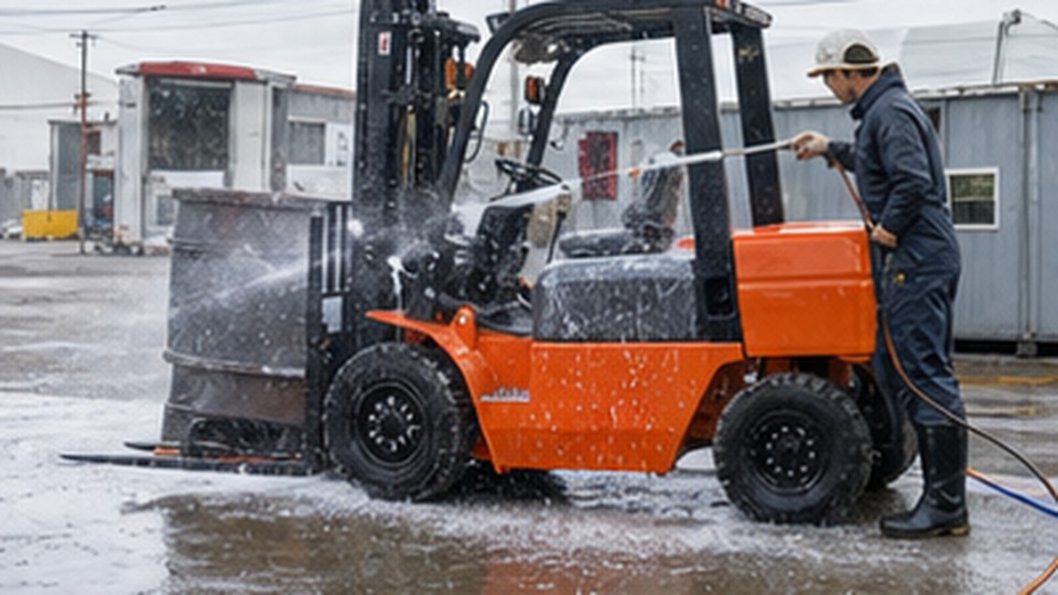 Diesel Forklift Foundry Case: Choosing Tires for Hot Casting Loads - diesel forklift 4