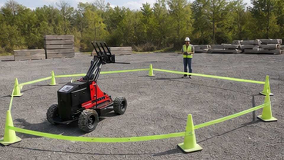 How Should a Remote Forklift Controller Be Paired Before Each Shift? - remote-control rough terrain forklift 3