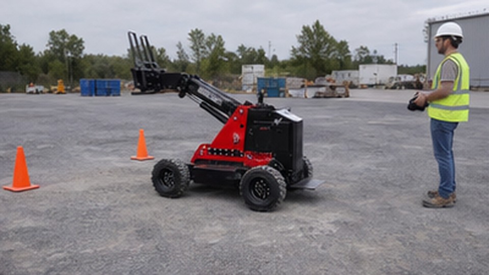 How Should a Remote Forklift Controller Be Paired Before Each Shift? - remote-control rough terrain forklift 4