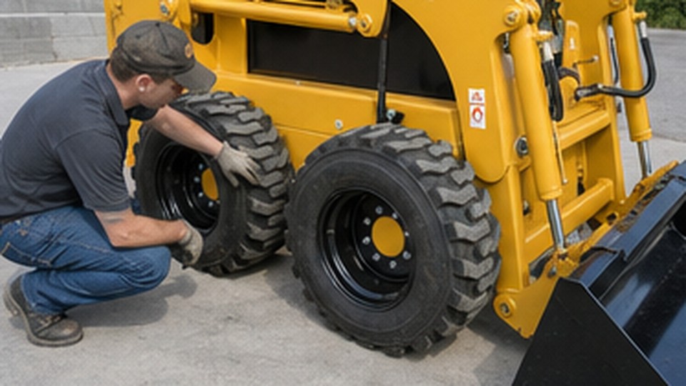 Why Do Skid Steer Tires Wear So Fast on Concrete? - skid steer loader 1