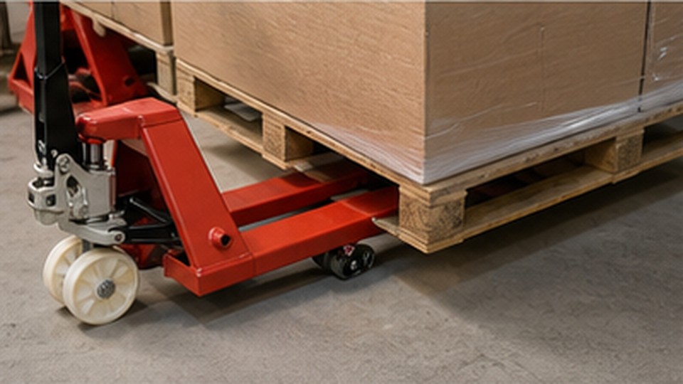 How Does a Hand Pallet Truck Overload Valve Protect the Pump and Forks? - manual pallet truck 3