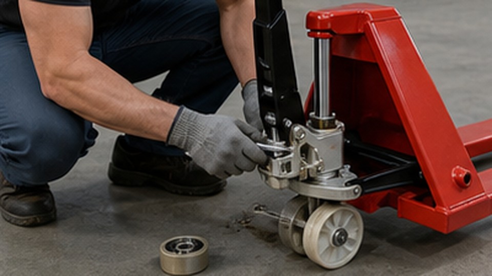 Why Is Lifting a Pallet Only with the Fork Tips Unsafe? - manual pallet truck 1