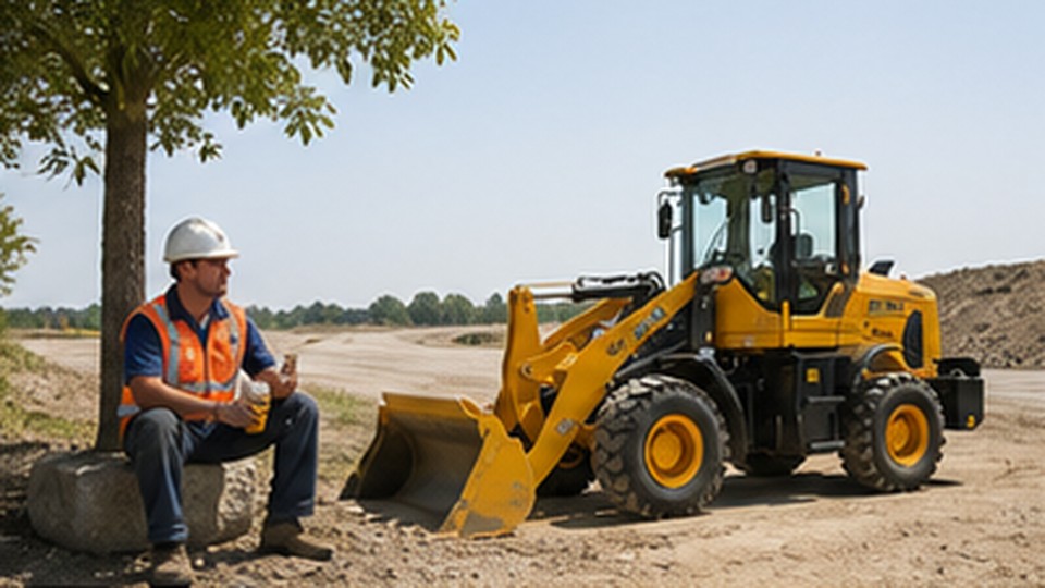 How Much Fuel Does Wheel Loader Idle Time Waste on a Worksite? - diesel wheel loader 3