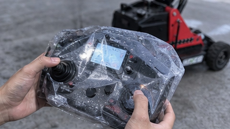 How Should Remote Forklift Cameras Be Kept Clear in Dust and Rain? - remote-control rough terrain forklift 4