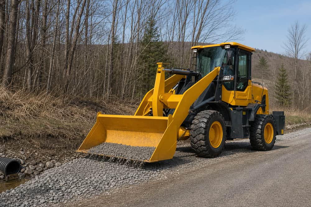 ZL938D Rural road and shoulder repair