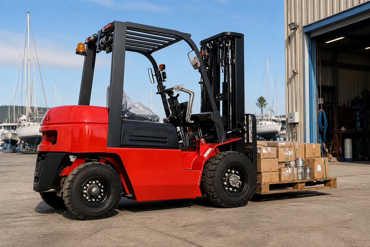 ZGLOADER / MYZG CPC20 2 Ton Diesel Forklift application 2