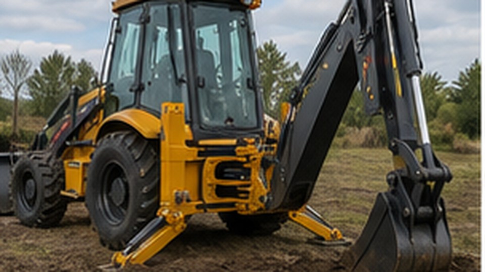 How Should Backhoe Loader Stabilizers Be Set on Soft or Uneven Ground? - backhoe loader 1