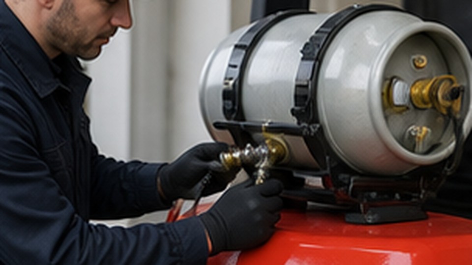 How Should Buyers Check an LPG Forklift Cylinder Connection for Leaks? - LPG forklift 1
