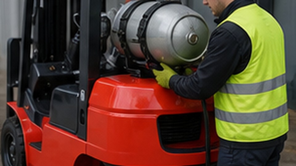 LPG Forklift Case: Organizing Safe Cylinder Changes for Two-Shift Work - LPG forklift 3