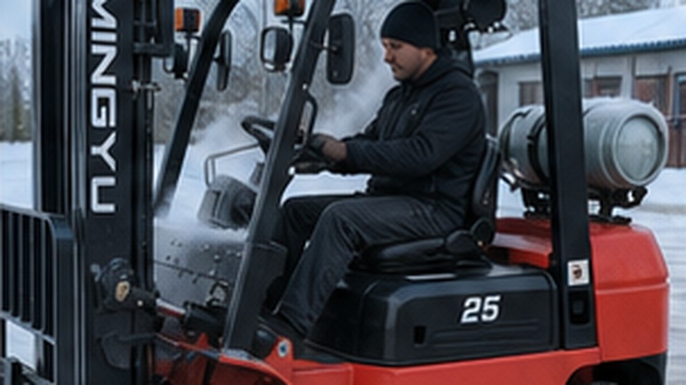 Why Does an LPG Forklift Cylinder Frost During Heavy Work? - LPG forklift 2