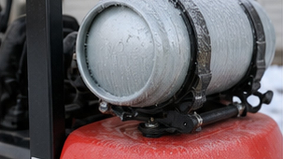 Why Does an LPG Forklift Cylinder Frost During Heavy Work? - LPG forklift 3
