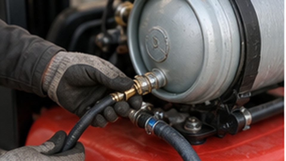 Why Does an LPG Forklift Cylinder Frost During Heavy Work? - LPG forklift 4