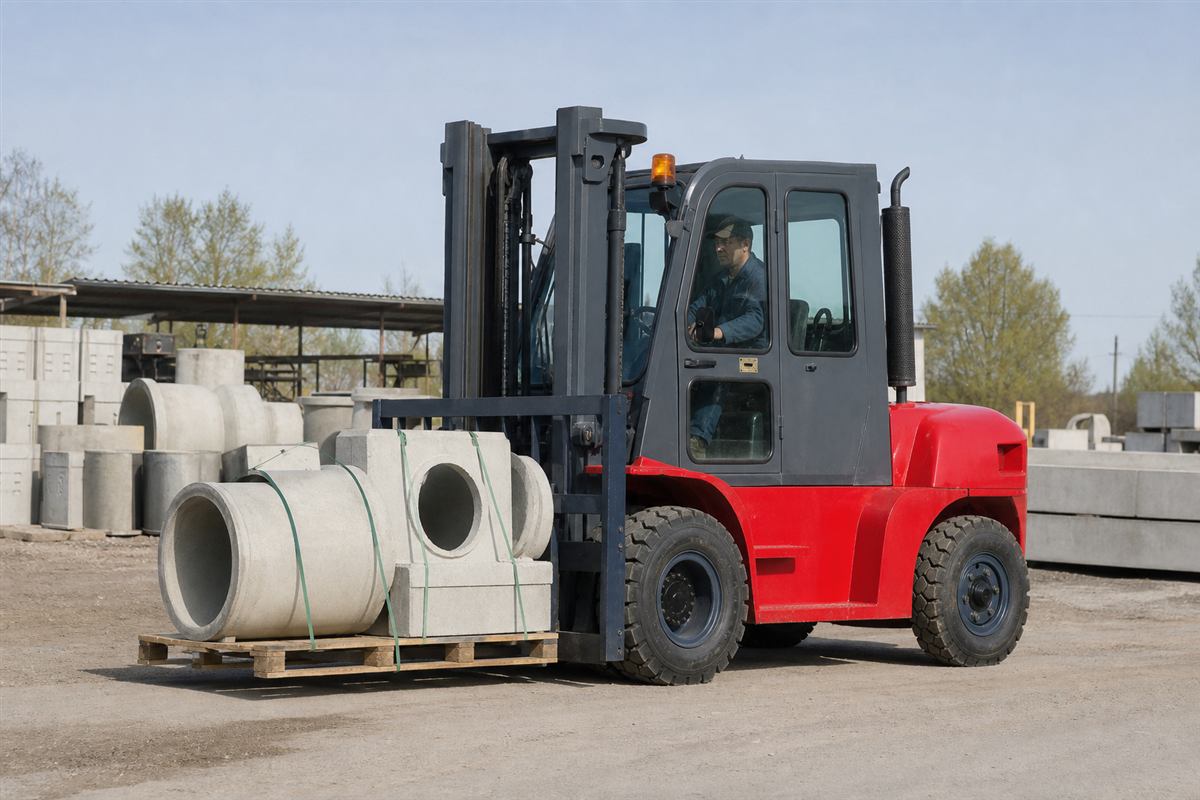 ZGLOADER / MYZG CPC60 6 Ton Diesel Forklift application 2
