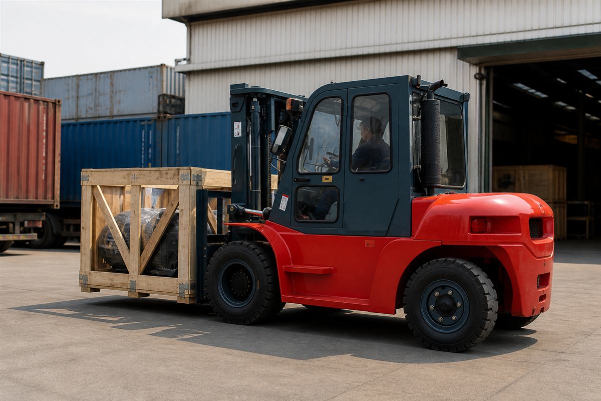ZGLOADER / MYZG CPC60 6 Ton Diesel Forklift application 3