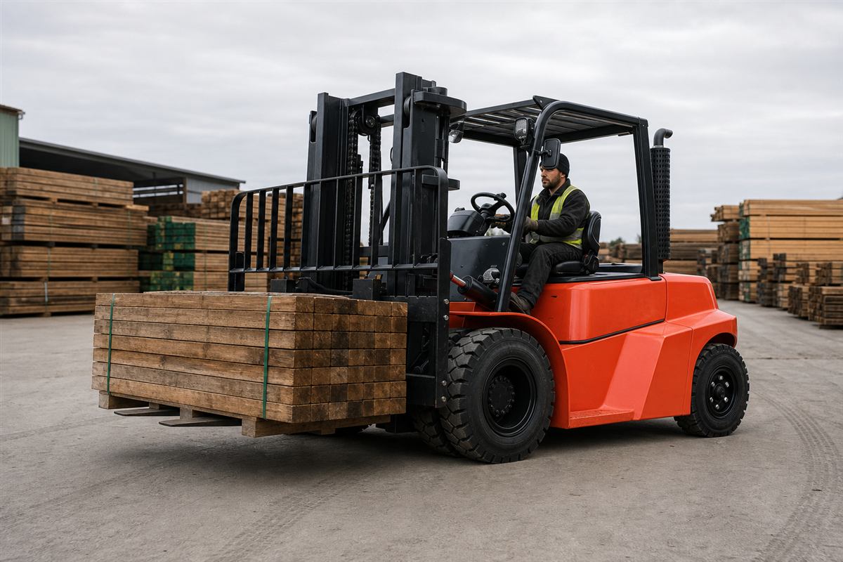 ZGLOADER / MYZG CPC70 7 Ton Diesel Forklift application 1