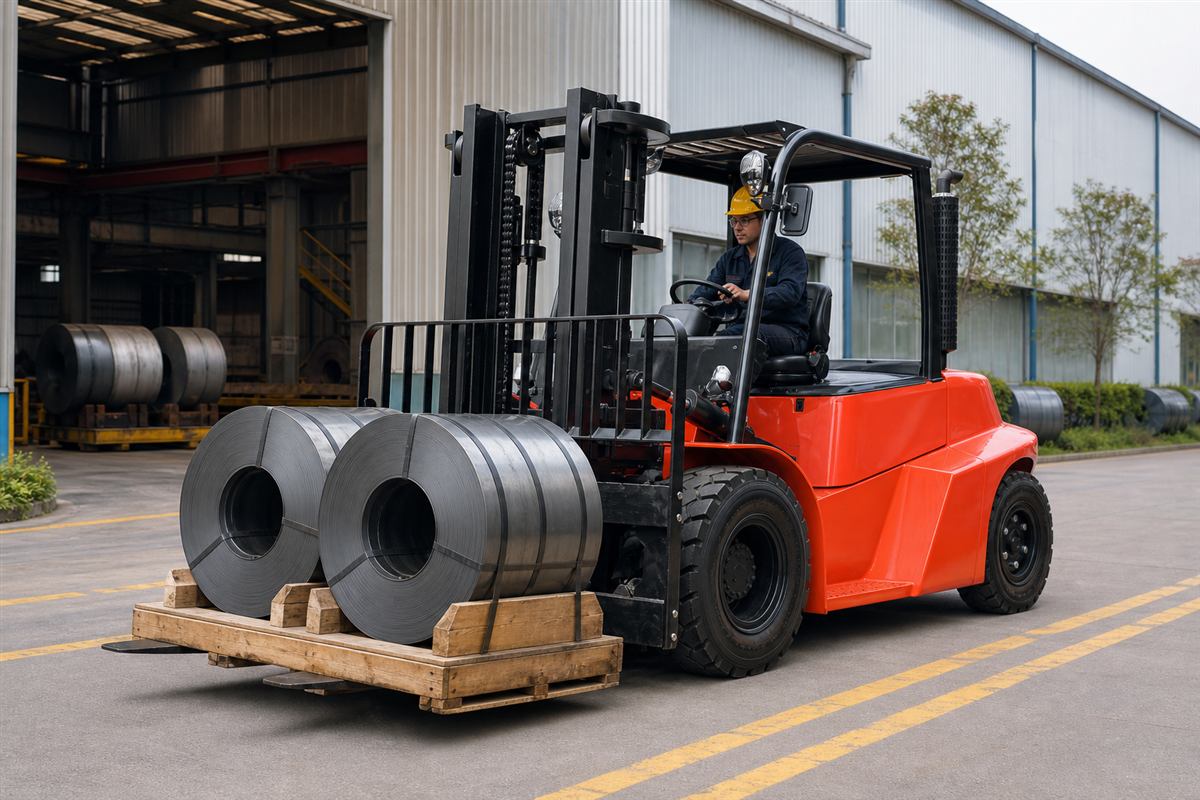 ZGLOADER / MYZG CPC70 7 Ton Diesel Forklift application 2