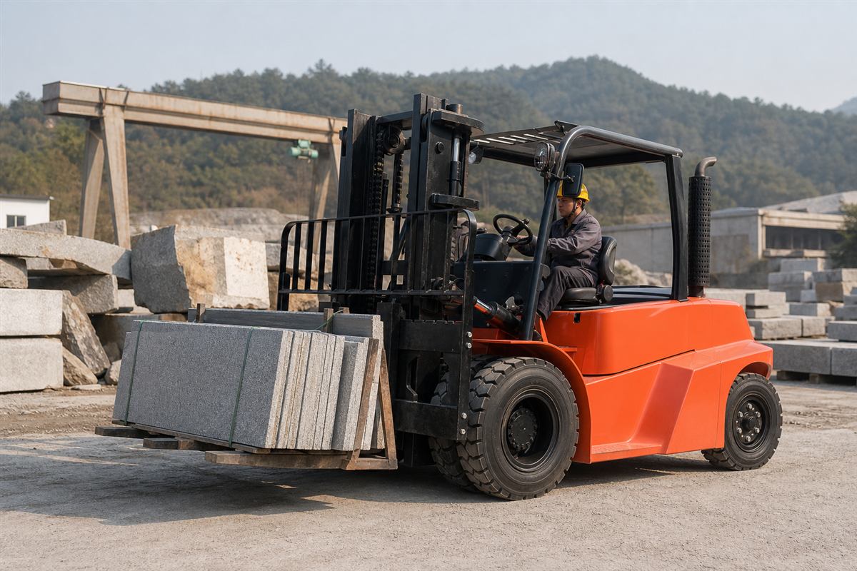 ZGLOADER / MYZG CPC80 8 Ton Diesel Forklift application 2