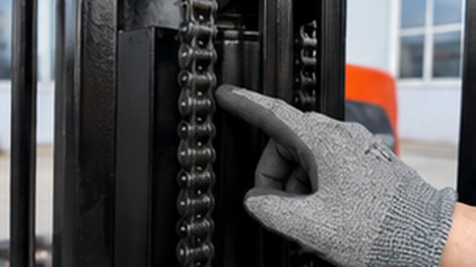 How Do You Check Diesel Forklift Mast Chain Tension and Wear? - diesel forklift 1