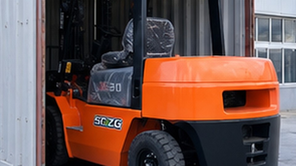 Diesel Forklift Case: Verifying Container Entry and Mast Clearance - diesel forklift 1