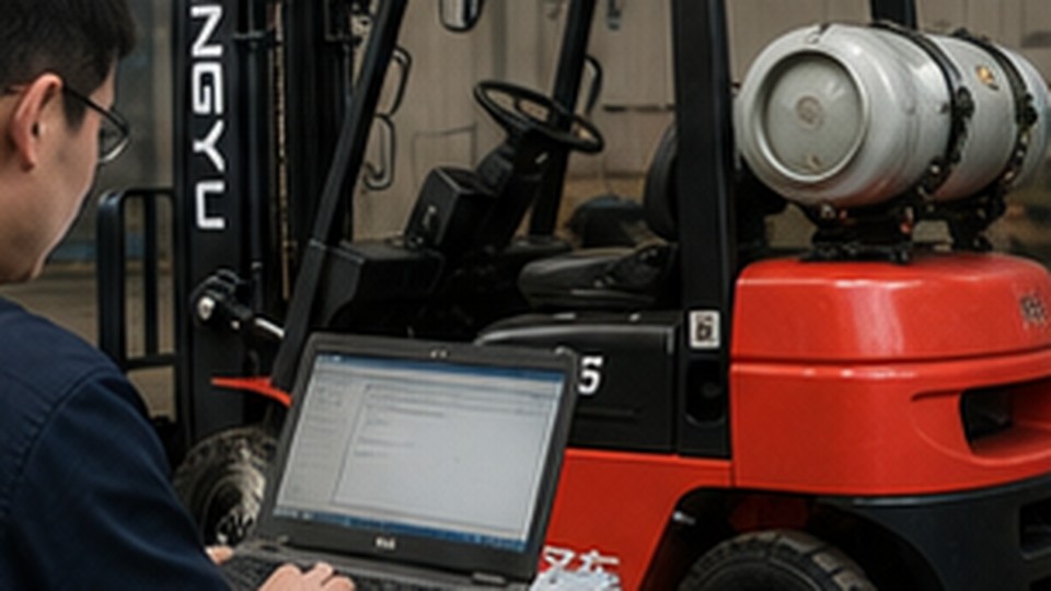 LPG Forklift Case: Diagnosing Hesitation Only When Lifting a Load - LPG forklift 4
